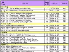 英国国家考试局2017年A-level考试时间表新鲜出炉