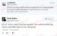 英国GCSE数学试卷竟然出现错误 Twitter都炸了
