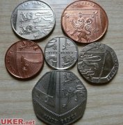 英国硬币背后的秘密 全套可拼皇家盾徽