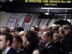 图集：伦敦地铁大罢工