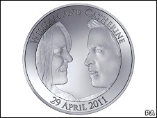 王室婚礼纪念币