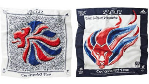 伦敦2012奥运会和残奥会支持者围巾