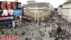 伦敦商业街体验奥运：客流量先跌后涨