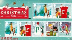 冬季福利：英皇家邮政圣诞纪念邮票出炉