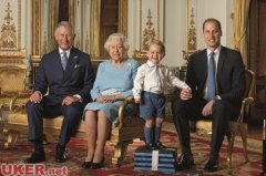 英国女王庆祝生辰 纪念邮票上4代王位继承人都笑