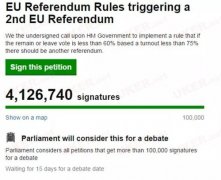412万也没用！英国否决二次公投 下届首相却忙拼