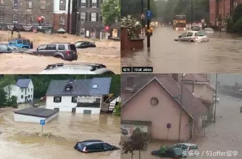 突然不用上学！伯明翰大学被淹了！