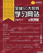 全球50大在线学习网站 国内外学子考试必备