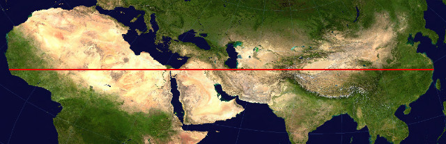 1. Big on hiking? This is the longest stretch on Earth that you can walk in a straight line.