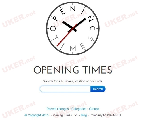 在英生活超级实用工具：Openning Times