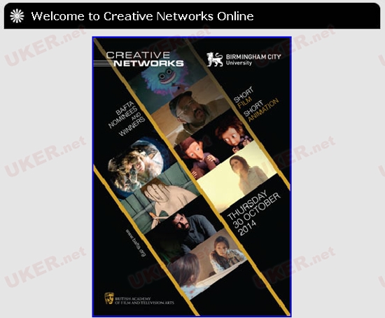 伯明翰城市大学发布Creative Networks活动通知