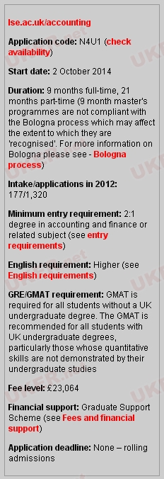 2015年英国留学费用一览:死磕会计与金融的看过来