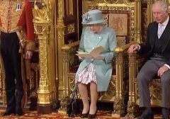 英女王演讲时外套颜色是蓝是绿引热议，网友：