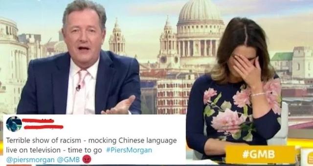 英国著名主持人公开在节目嘲笑中文，引发英网友指责，强迫其道歉