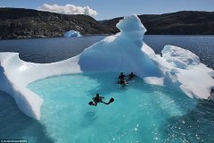 新玩法！英旅游公司推出冰川下潜游项目