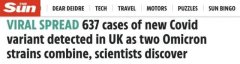 英国已发现637例！