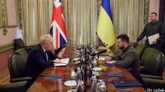 英国首相突访基辅会晤泽连斯基伦敦向乌克兰追加提供“优质”武器
