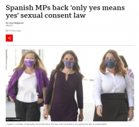 没说yes就算强奸！西班牙新法：要明白赞成能力嘿咻！