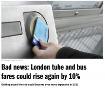 伦敦交通费又要涨10% ？！网友：英国只剩工资不涨
