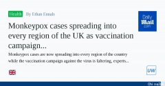 猴痘正蔓延全英！英国再公布低温预警！鲍里斯广告费花了10亿英镑？
