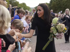 英女王驾崩，梅根现身竟又挨批，传化浓妆、民众回绝握手！