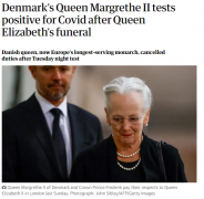 这个女王加入完英女王葬礼 阳了! 500政要王室成密接! 福奇怒爆新冠死亡新数据!