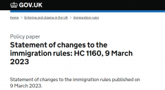 4月十二日起实行，英国签证政策变卦！